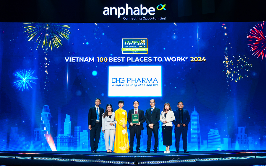 DHG Pharma 3 năm liền góp mặt trong bảng xếp hạng "Top 100 Nơi làm việc tốt nhất Việt Nam”