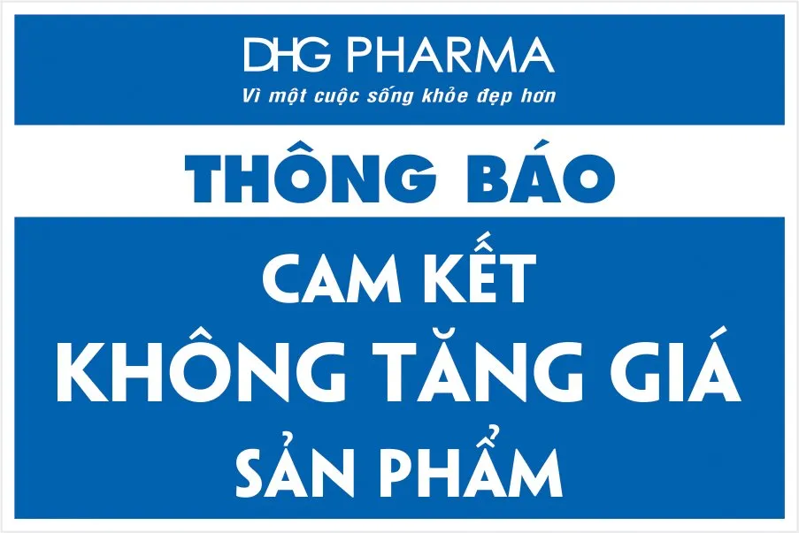 THÔNG BÁO VỀ VIỆC KHÔNG TĂNG GIÁ SẢN PHẨM